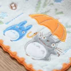 Maison Ghibli Linge De Maison|Mini Serviette Sous la pluie 25x25 cm - Mon Voisin Totoro