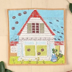Maison Ghibli Linge De Maison|Mini serviette Totoro & Maison de Kusakabe 25x25 cm - Mon VoisinTotor