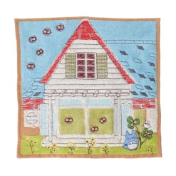 Maison Ghibli Linge De Maison|Mini serviette Totoro & Maison de Kusakabe 25x25 cm - Mon VoisinTotor