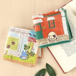 Maison Ghibli Linge De Maison|Mini serviette Totoro & Maison de Kusakabe 25x25 cm - Mon VoisinTotor