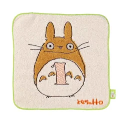 Maison Ghibli Linge De Maison|Mini Serviette Totoro anniversaire 1 25x25 cm - Mon Voisin Totoro