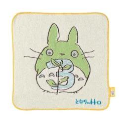 Maison Ghibli Linge De Maison|Mini Serviette Totoro anniversaire 3 25x25 cm - Mon Voisin Totoro