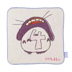Maison Ghibli Linge De Maison|Mini Serviette Totoro anniversaire 4 25x25 cm - Mon Voisin Totoro