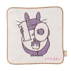 Maison Ghibli Linge De Maison|Mini Serviette Totoro anniversaire 10 25x25 cm - Mon Voisin Totoro