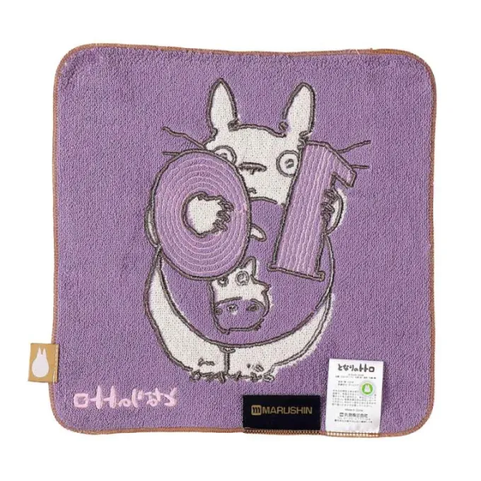 Maison Ghibli Linge De Maison|Mini Serviette Totoro anniversaire 10 25x25 cm - Mon Voisin Totoro