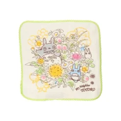 Maison Ghibli Linge De Maison|MinI Serviette Totoro Bouquet de Printemps 25X25 cm - Mon Voisin Toto