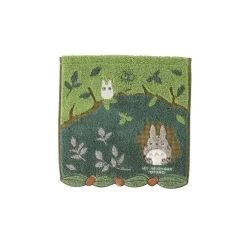 Maison Ghibli Linge De Maison|Mini Serviette Totoro cache dans les arbres 25x25cm - Mon Voisin Toto