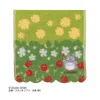 Maison Ghibli Linge De Maison|Mini Serviette Totoro Fleurs & Fraises 25x25 cm - Mon Voisin Totoro