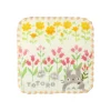 Maison Ghibli Linge De Maison|Mini Serviette Totoro Fleurs Sauvages 25x25 cm - Mon Voisin Totoro