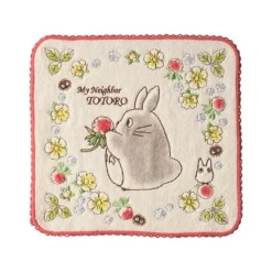Maison Ghibli Linge De Maison|Mini Serviette Totoro Fraises 25x25 cm - Mon Voisin Totoro