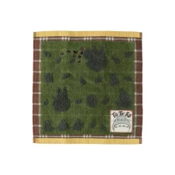 Maison Ghibli Linge De Maison|Mini Serviette Vert Automne 25x25 cm - Mon Voisin Totoro
