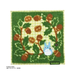 Maison Ghibli Linge De Maison|Mini Serviette verte Le préféré de la forêt 23×23 - Mon Voisin Totoro