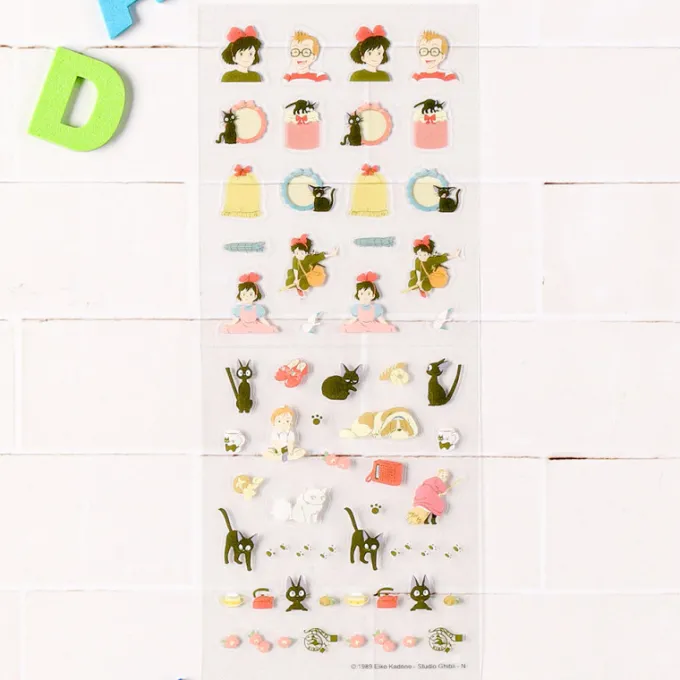 Maison Ghibli Petit Matériel|Mini stickers agenda - Kiki la petite sorcière