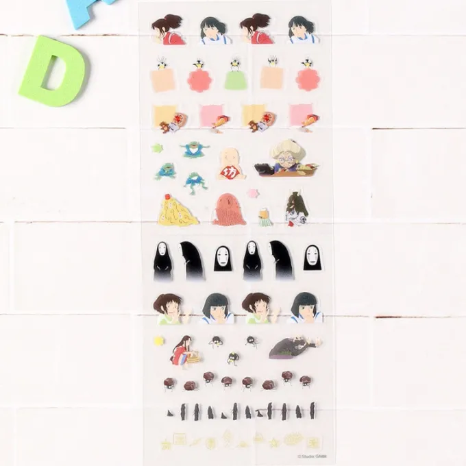 Maison Ghibli Petit Matériel|Mini stickers agenda - Le Voyage de Chihiro