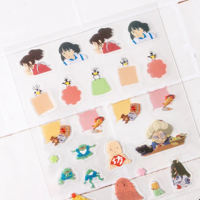 Maison Ghibli Petit Matériel|Mini stickers agenda - Le Voyage de Chihiro