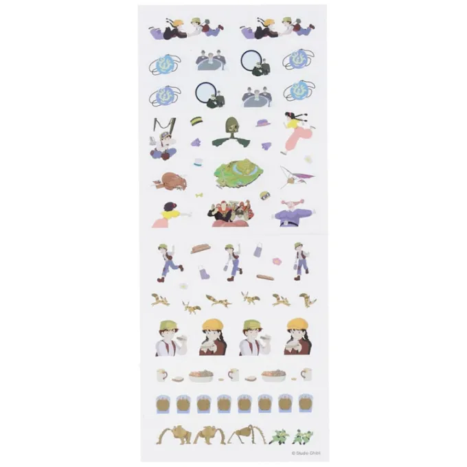 Maison Ghibli Petit Matériel|Mini stickers agenda Collection 1 - Le Château dans le ciel