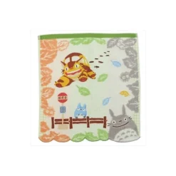 Maison Ghibli Linge De Maison|MINI-SERVIETTE TOTORO ARRÊT DE BUS - MON VOISIN TOTORO