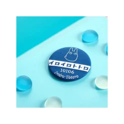 Maison Ghibli Accessoires|Miroir compact brodé Arrêt de bus -Mon Voisin Totoro
