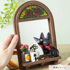 Maison Ghibli Décoration|Miroir Jiji devant la glace - Kiki la petite sorcière