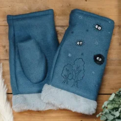 Maison Ghibli Textile|Mitaines Noiraudes - Mon Voisin Totoro