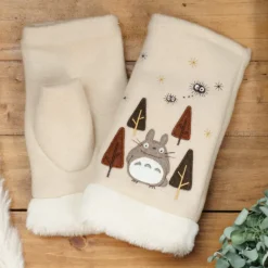 Maison Ghibli Textile|Mitaines Totoro sapins - Mon Voisin Totoro