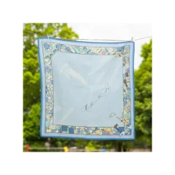 Maison Ghibli Textile|Mouchoir Chemin du vent bleu - Le Château dans le ciel