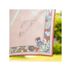 Maison Ghibli Textile|Mouchoir Chemin du vent rouge - Kiki la petite sorcière