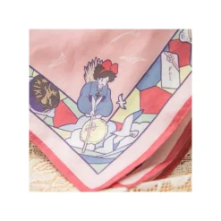Maison Ghibli Textile|Mouchoir Chemin du vent rouge - Kiki la petite sorcière