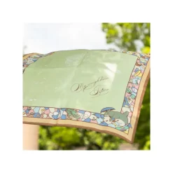 Maison Ghibli Textile|Mouchoir Chemin du vent vert clair - Mon Voisin Totoro