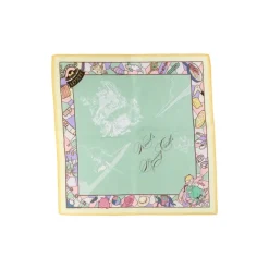 Maison Ghibli Textile|Mouchoir Chemin du vent vert foncé - Le Château ambulant