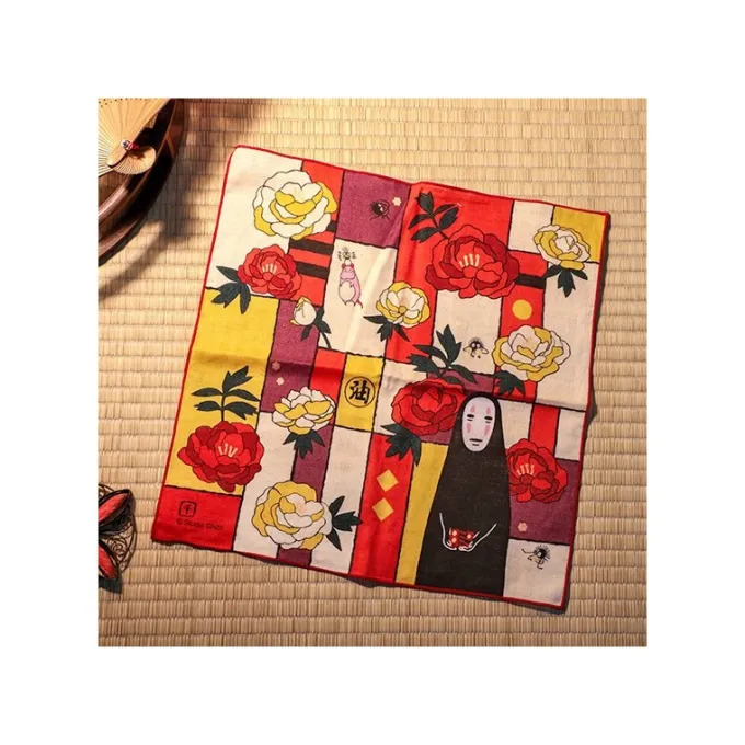 Maison Ghibli Textile|Mouchoir de Tulle Fleurs d’Unabara - Le Voyage de Chihiro