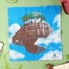 Maison Ghibli Textile|Mouchoir Imabari Laputa 40x40 cm - Le Château dans le ciel