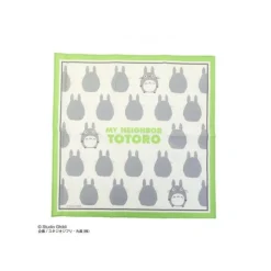 Maison Ghibli Textile|Mouchoir Silhouette Totoro Gris 43 x 43 cm - Mon VoisinTotoro
