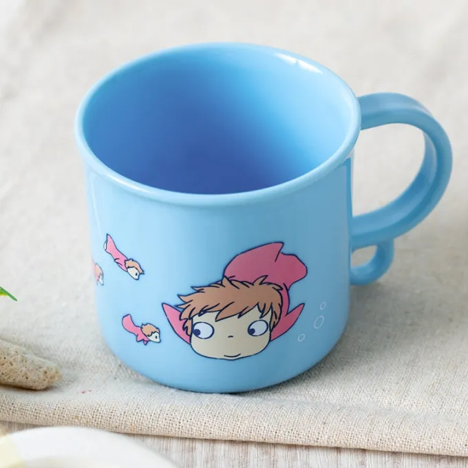 Maison Ghibli Cuisine Et Table|Mug Ponyo dans la mer - Ponyo sur la falaise