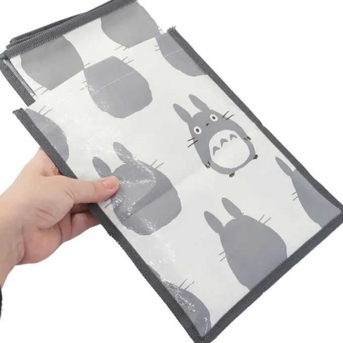 Maison Ghibli Cuisine Et Table|Nappe à Pique-nique Silhouette Totoro Gris - Mon Voisin Totoro