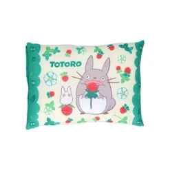 Maison Ghibli Mobilier|Oreiller Totoro Fraises 28 x 39 cm - Mon Voisin Totoro