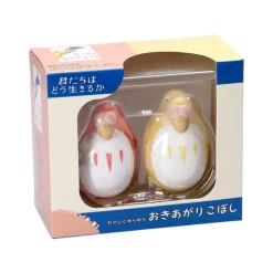Maison Ghibli Jouets|Pack 2 Figurines Roly-poly Perruches Rouge & Jaune - Le Garçon et le