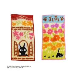 Maison Ghibli Linge De Maison|Pack 2 Mini-Serviettes Jiji 20 x 10 cm - Kiki la petite sorcière