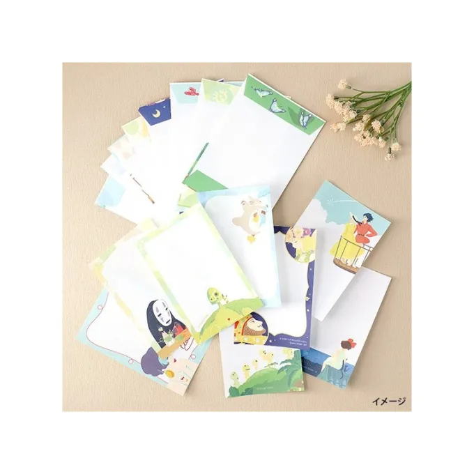 Maison Ghibli Cartes Postales Et Papier À Lettres|Papier A Lettres - Kiki la petite sorcière