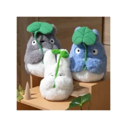 Maison Ghibli Peluches Nakayoshi|Peluche Nakayoshi Totoro Gris avec feuille - Mon Voisin Totoro