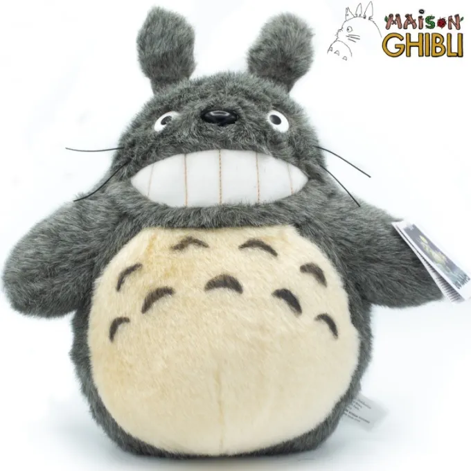 Maison Ghibli Peluches Classiques|Peluche Totoro Sourire 25cm - Mon Voisin Totoro