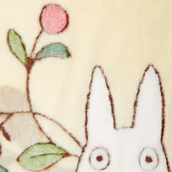 Maison Ghibli Linge De Maison|Plaid Feuilles et noisettes 70x100 cm - Mon Voisin Totoro