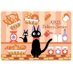 Maison Ghibli Linge De Maison|Plaid fluffy Boulangerie de Jiji 70x100 cm - Kiki la petite sorcière
