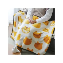 Maison Ghibli Linge De Maison|Plaid Silhouette Chatbus 70x100 cm - Mon Voisin Totoro
