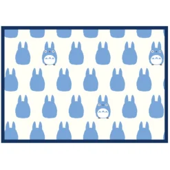 Maison Ghibli Linge De Maison|Plaid Silhouette Totoro Bleu 70x100 cm - Mon Voisin Totoro