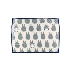 Maison Ghibli Linge De Maison|Plaid Silhouette Totoro Gris 70x100 cm - Mon Voisin Totoro