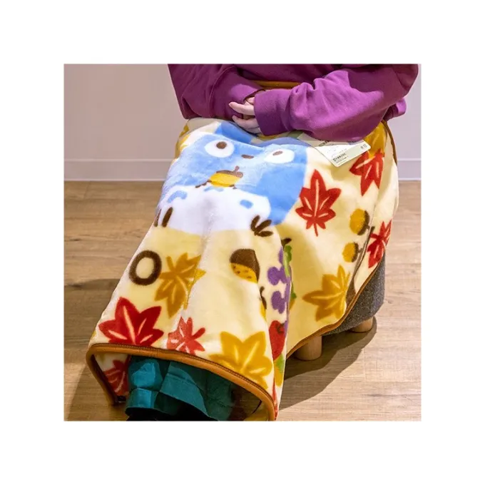 Maison Ghibli Linge De Maison|Plaid Totoro Automne - Mon Voisin Totoro
