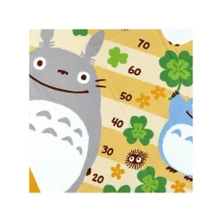 Maison Ghibli Linge De Maison|Plaid Totoro Trèfles 90x90 cm - Mon Voisin Totoro
