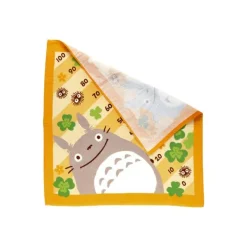 Maison Ghibli Linge De Maison|Plaid Totoro Trèfles 90x90 cm - Mon Voisin Totoro