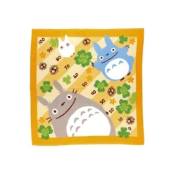 Maison Ghibli Linge De Maison|Plaid Totoro Trèfles 90x90 cm - Mon Voisin Totoro